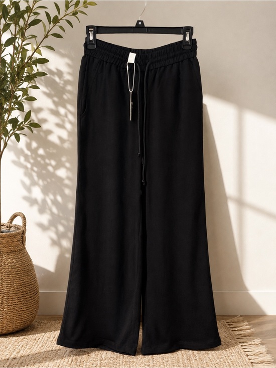 HALARA Pants - Halara Drawstring Lounge Pants - Black